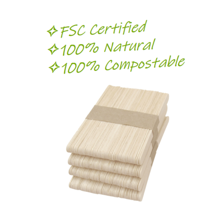 Disposable Wooden Coffee Stirrers 7.5 inch Biodegradable Wooden Stir Sticks Compostable Coffee Stirrers Natural Eco-Friendly Cutlery Stirring Sticks Wholesale  