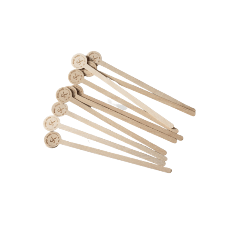 Disposable Wooden Coffee Stirrers 7.5 inch Biodegradable Wooden Stir Sticks Compostable Coffee Stirrers Natural Eco-Friendly Cutlery Stirring Sticks Wholesale  