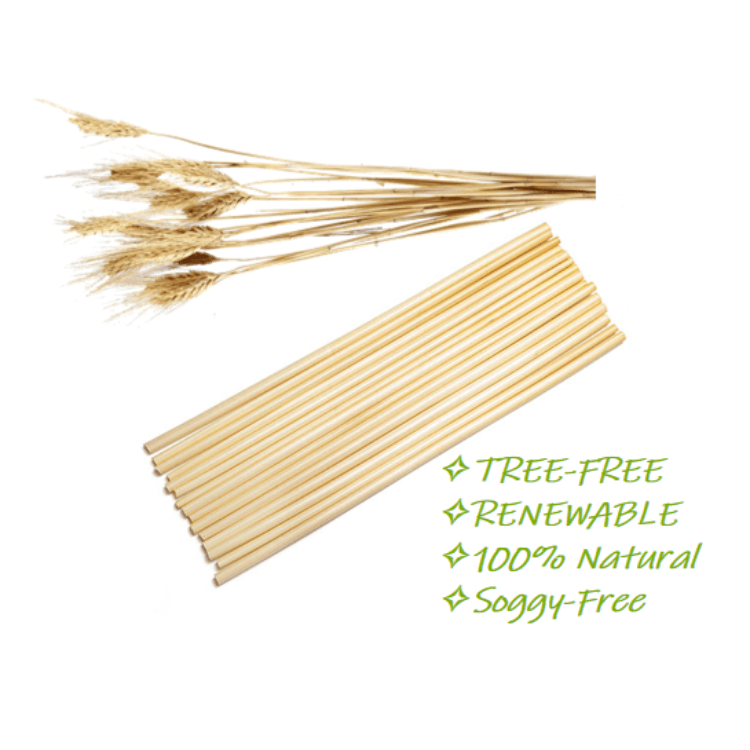 100% Natural Wheat Straws Biodegradable Wheat Drinking Straws Compostable Hay Straws Eco-Friendly Wheat Straws Wholesale Disposable Straws Individual Wrapped Wheat Straws  